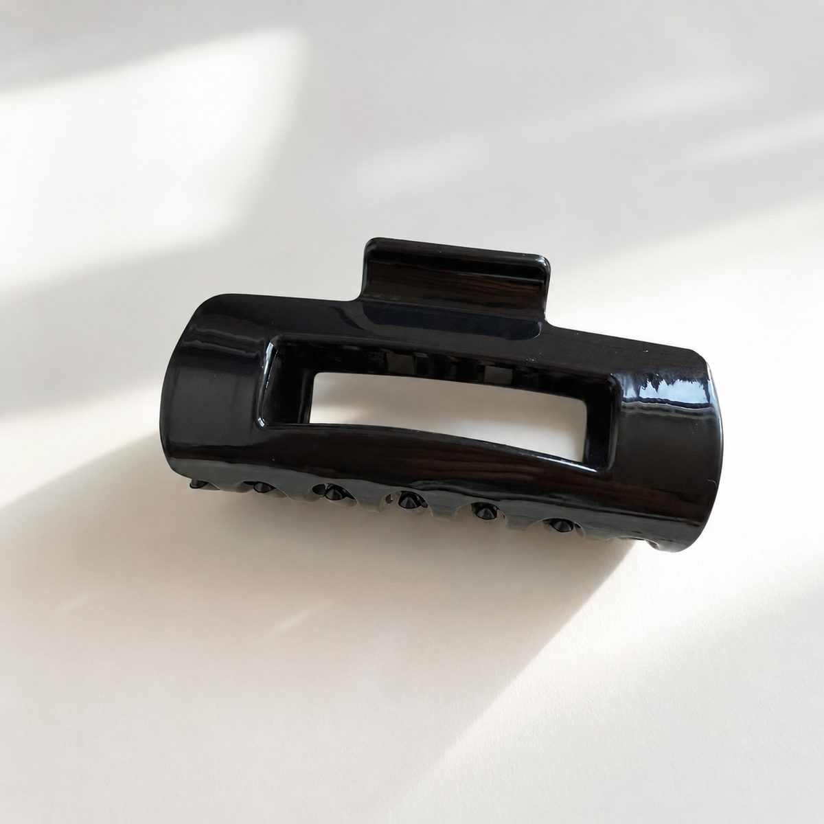 Soft Silicone Open-Center Hair Claw Clips