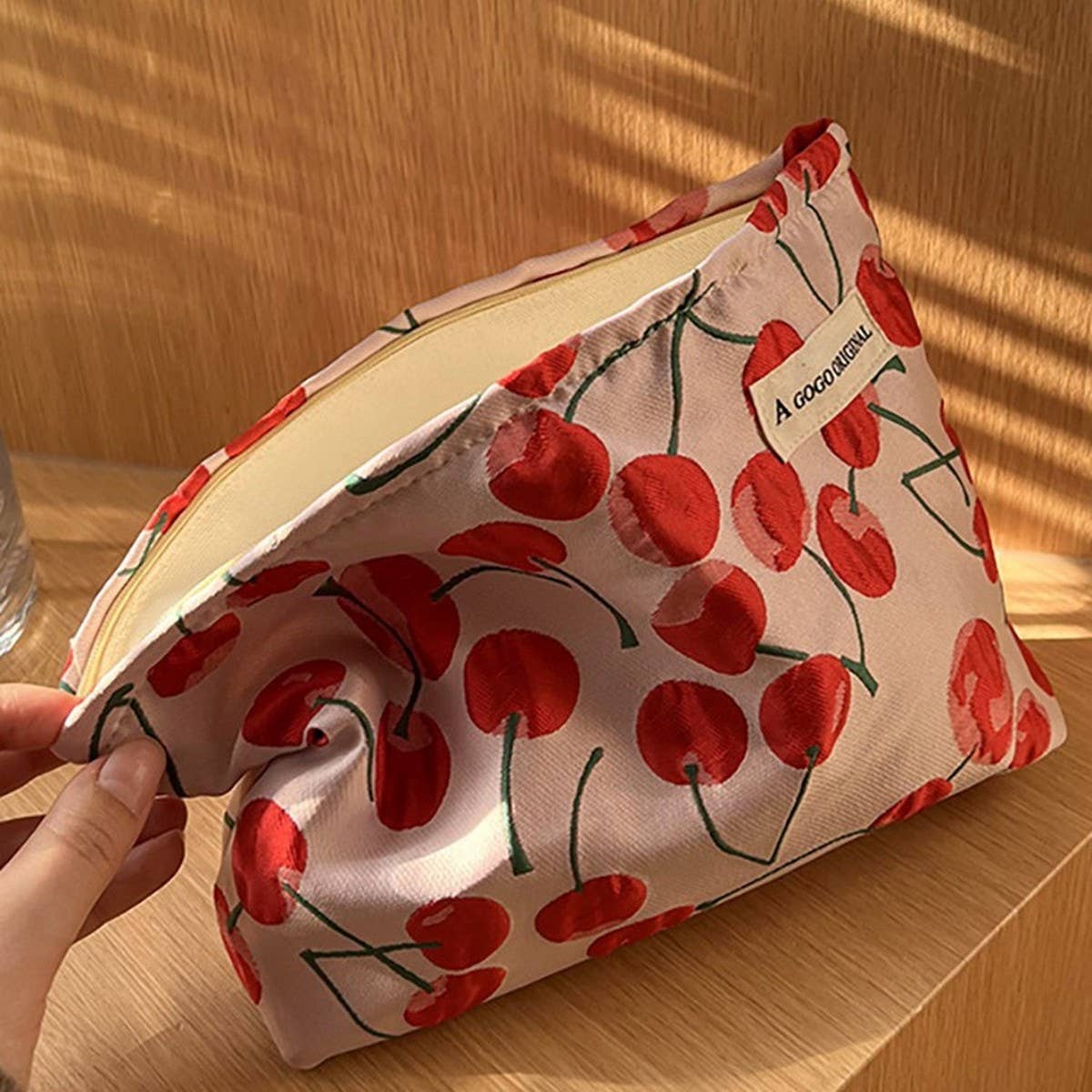CHERRY MAKEUP BAG