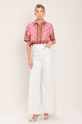 Flora print top