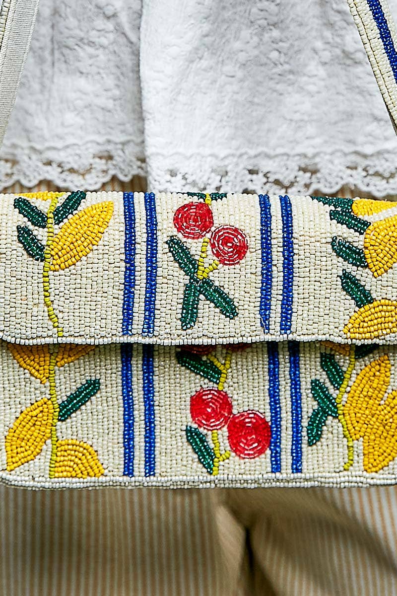 PREORDER: Beaded Fruit Bag