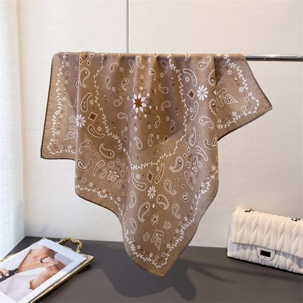 Square wrap bandana scarf