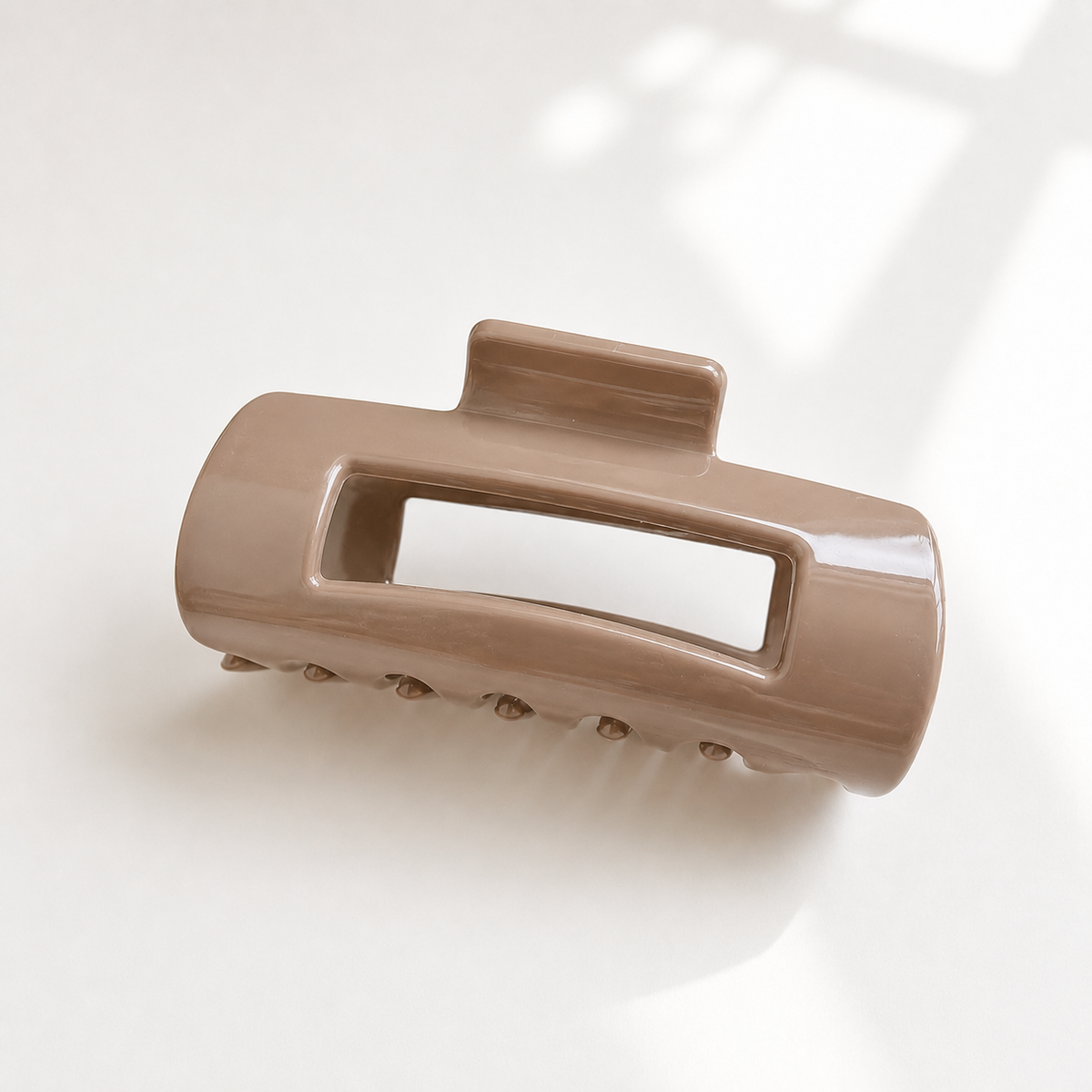 Soft Silicone Open-Center Hair Claw Clips