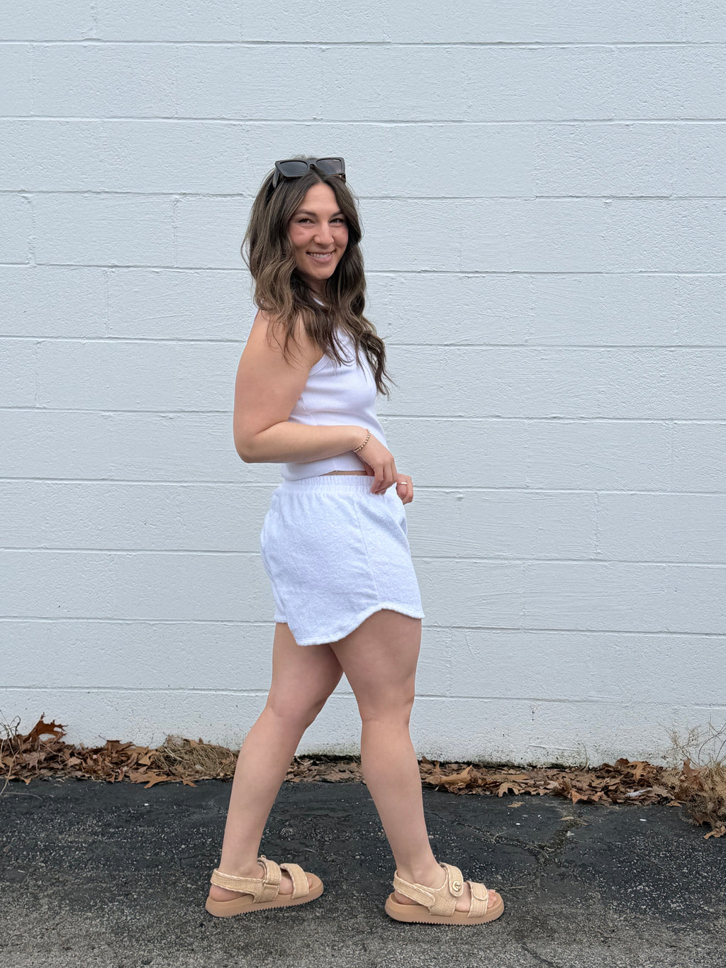 Flora Mini Terry Short