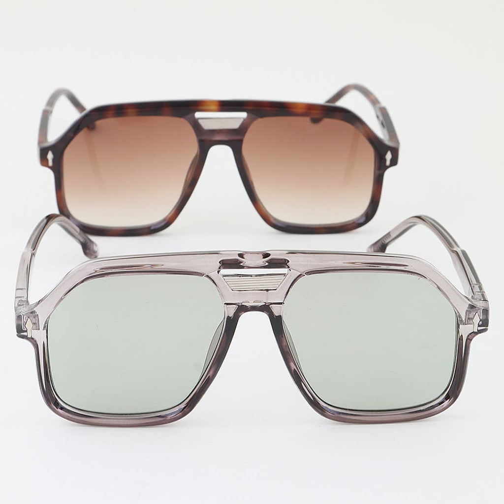 Aviator Block Sunglasses