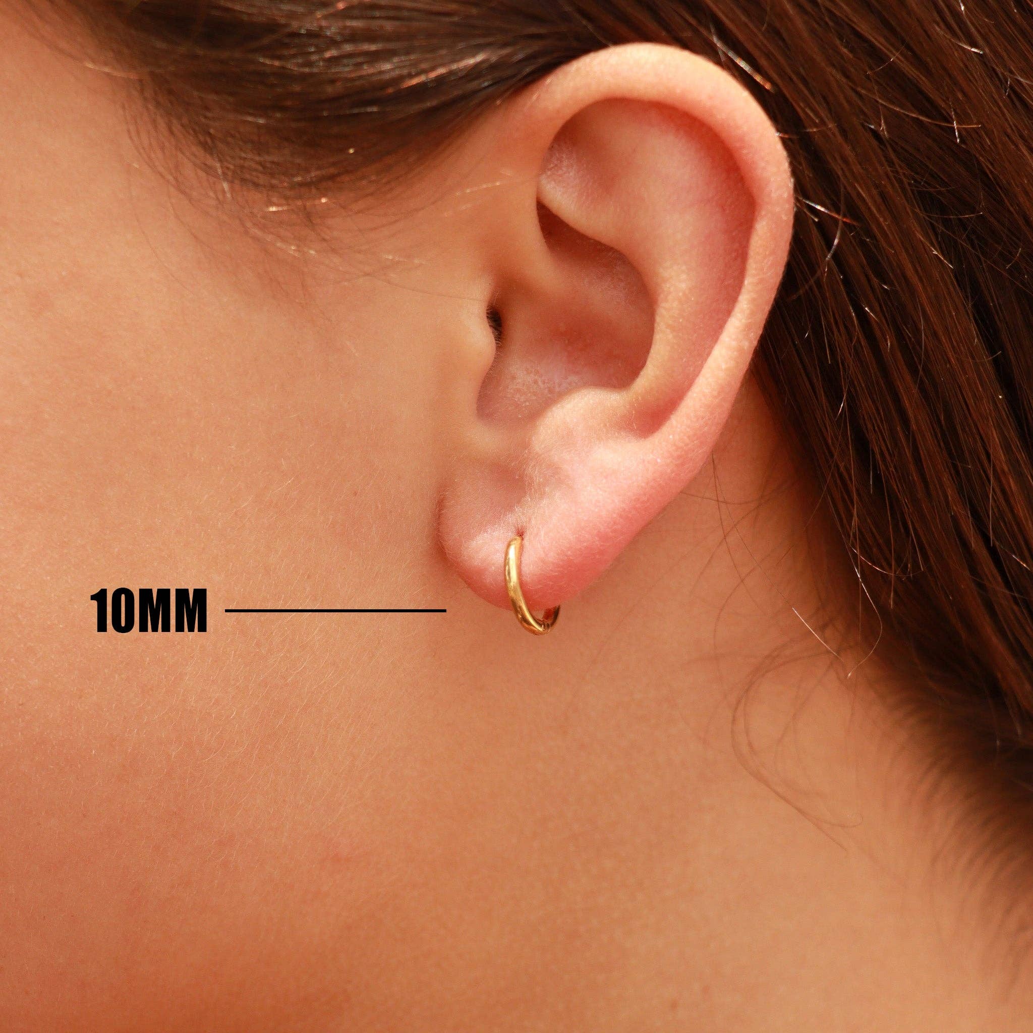 Classic Hoop Huggie Earring