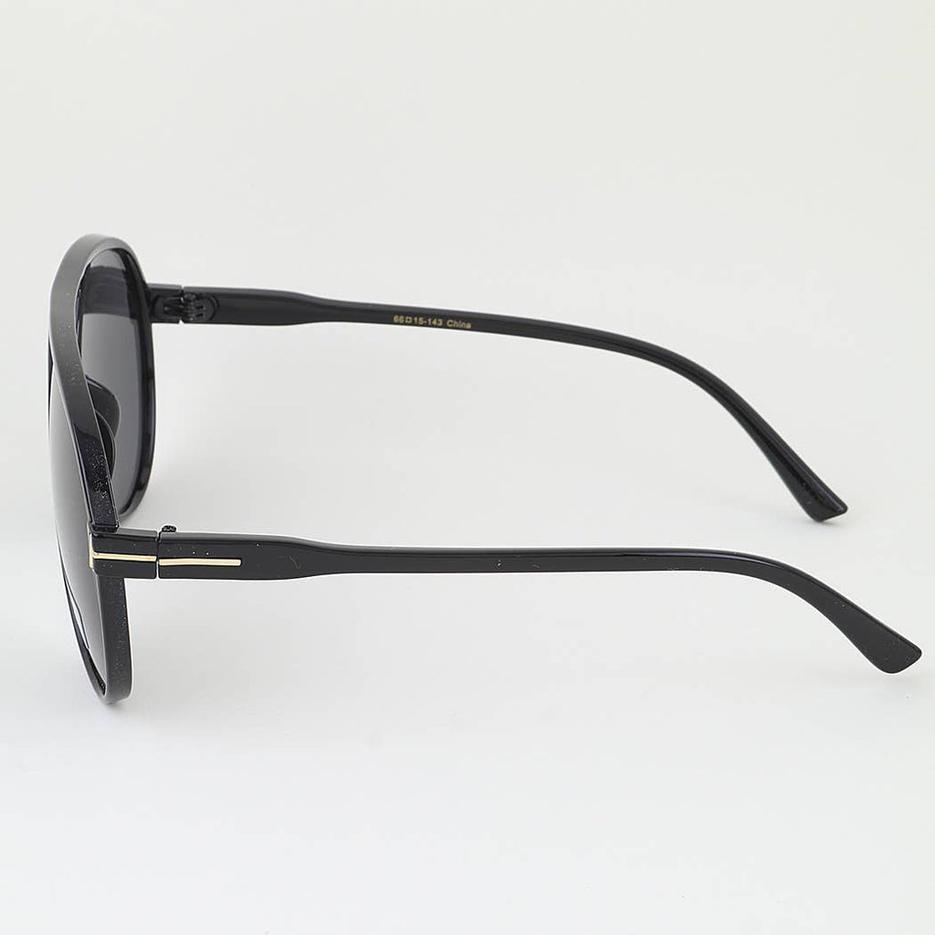 Modern Gradient Round Aviator Sunglasses