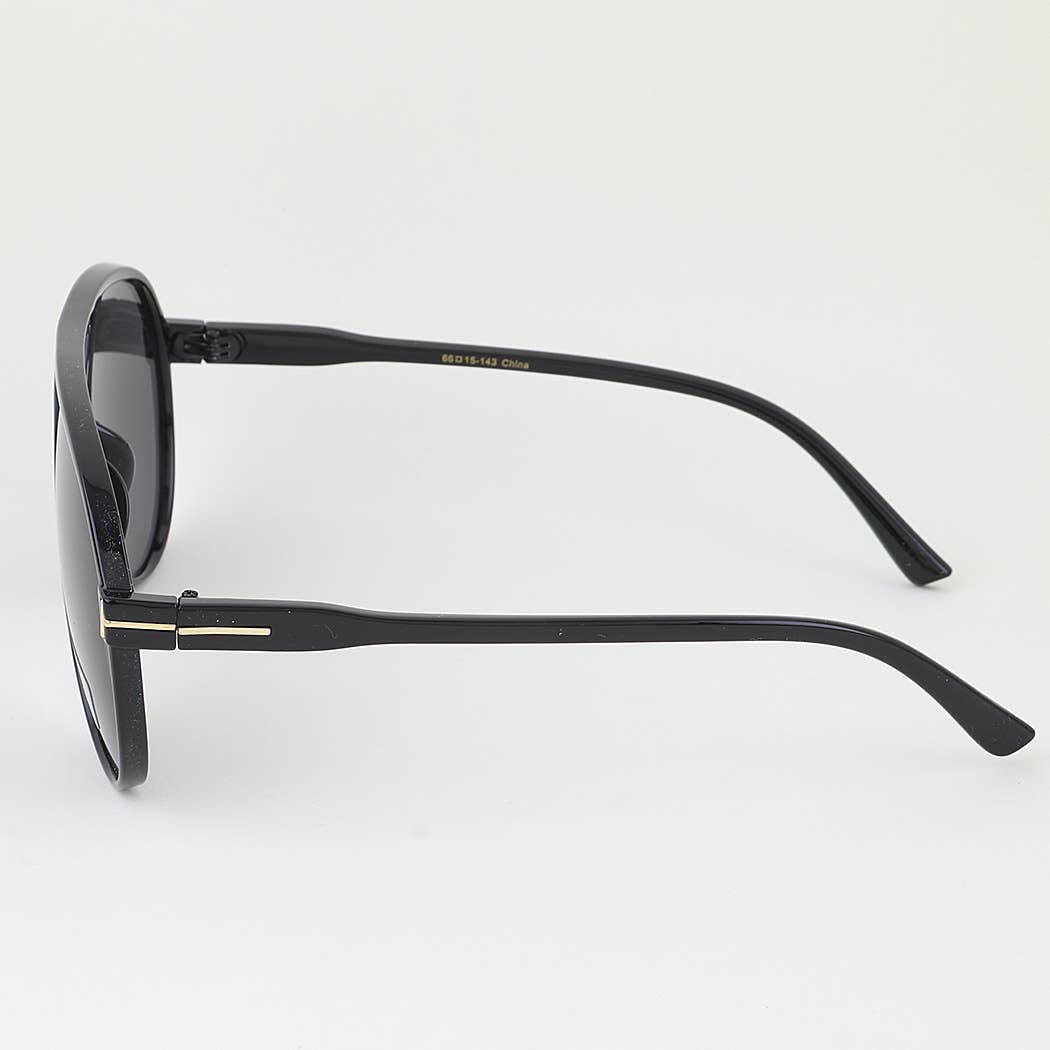 Modern Gradient Round Aviator Sunglasses