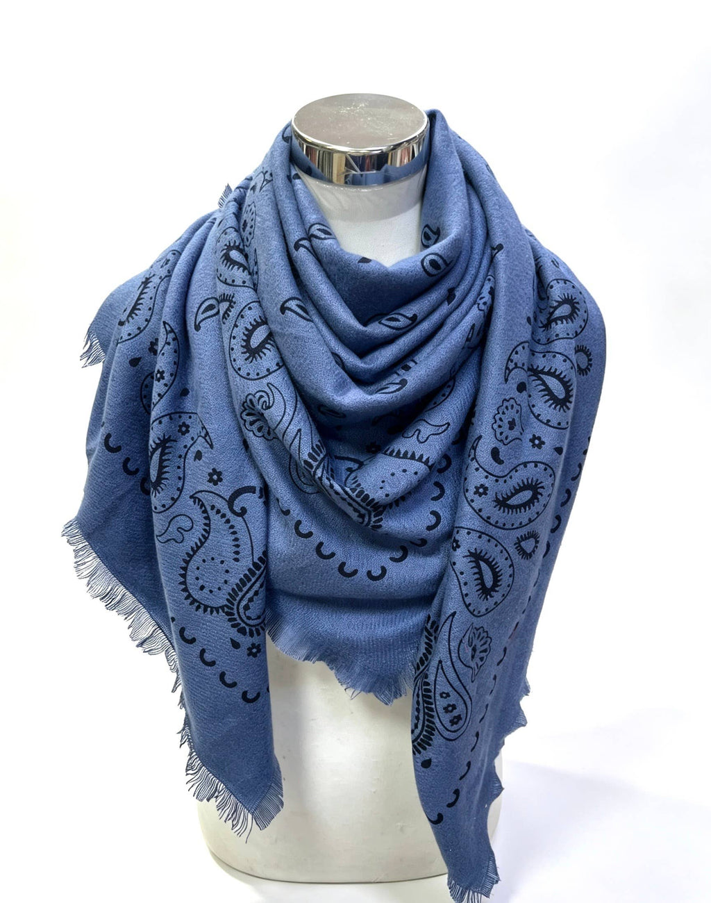Large wool square bandana