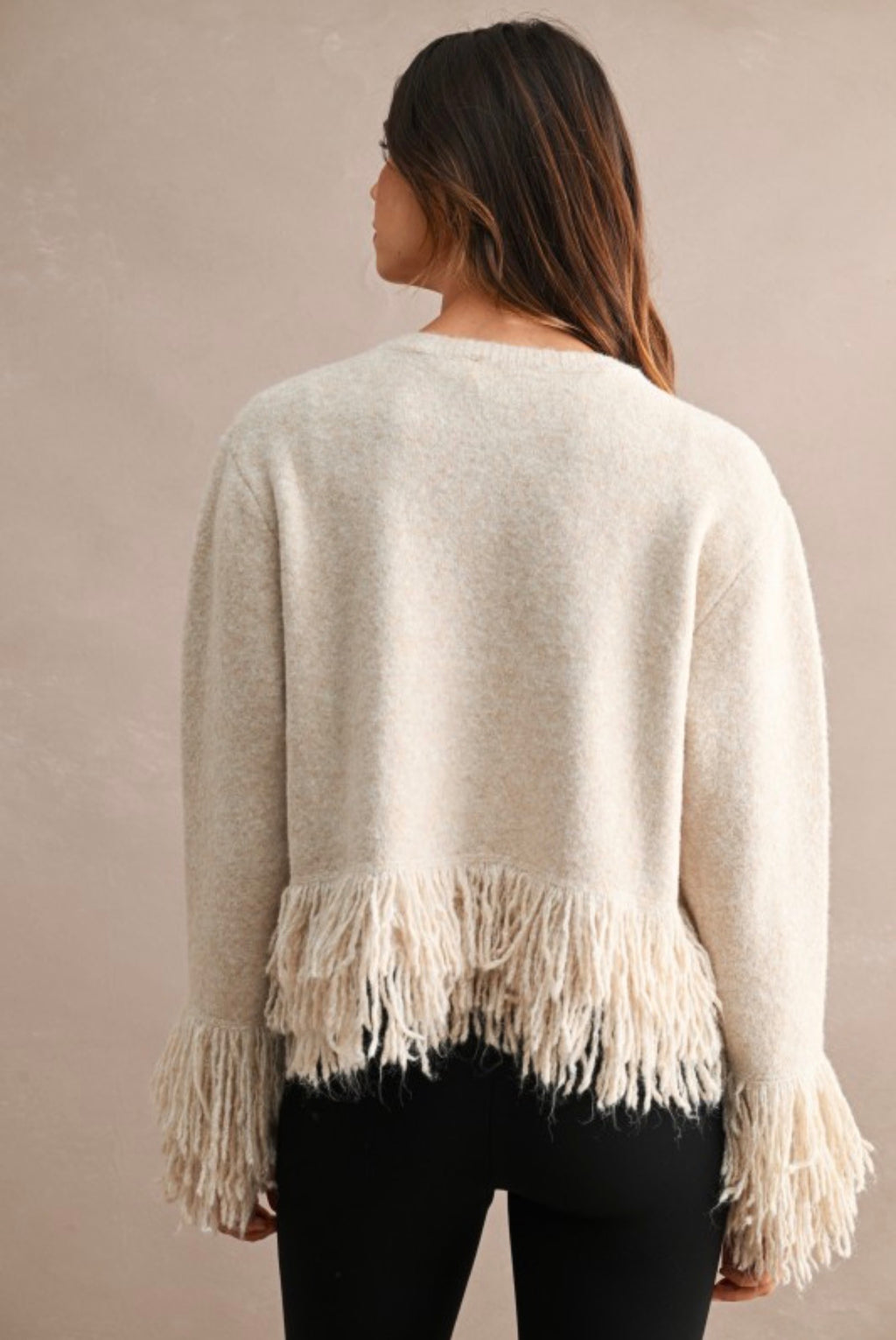 Fraya Fringe Sweater