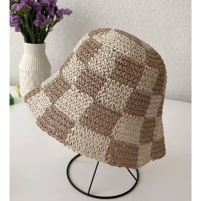 Checkered Bucket Hats