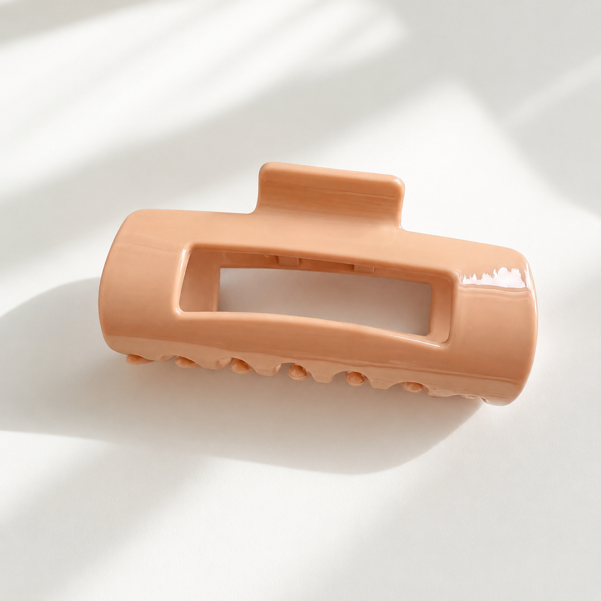 Soft Silicone Open-Center Hair Claw Clips