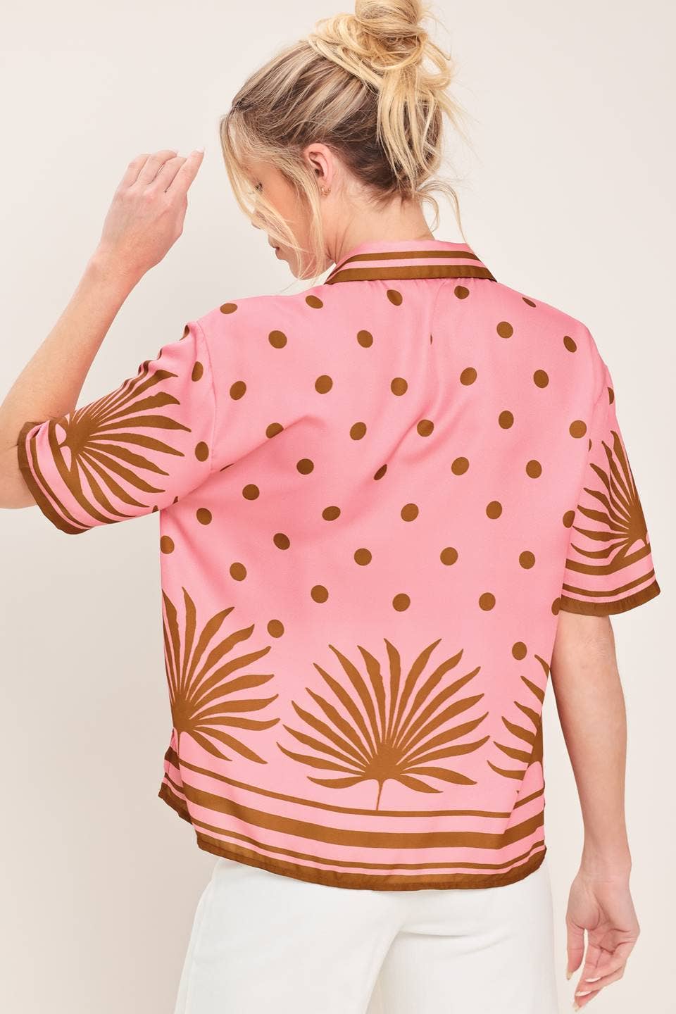 Flora print top