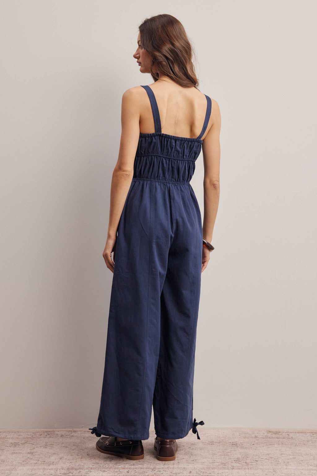 Tie-Front Wide Leg Jumpsuit FRP0005