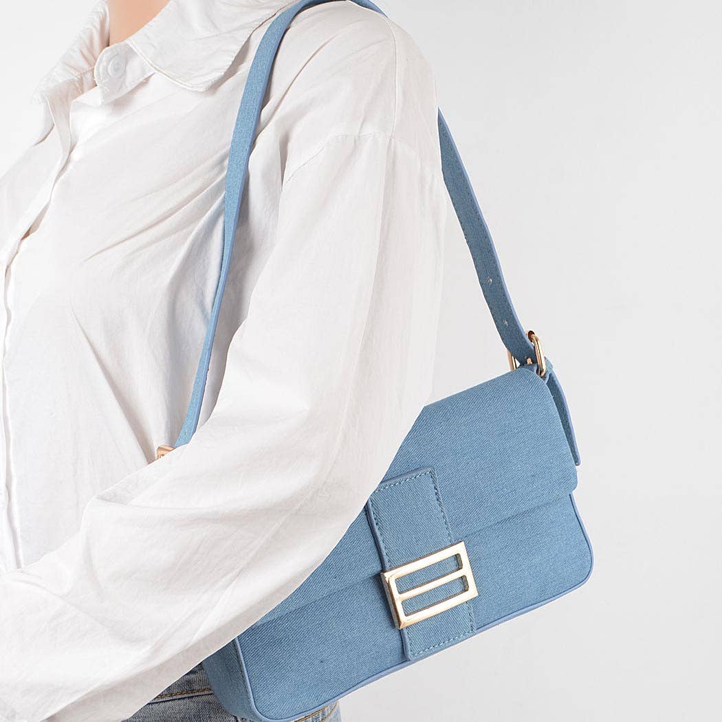 Denim Clutch Purse