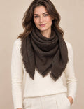Square Paisley Wool Scarf