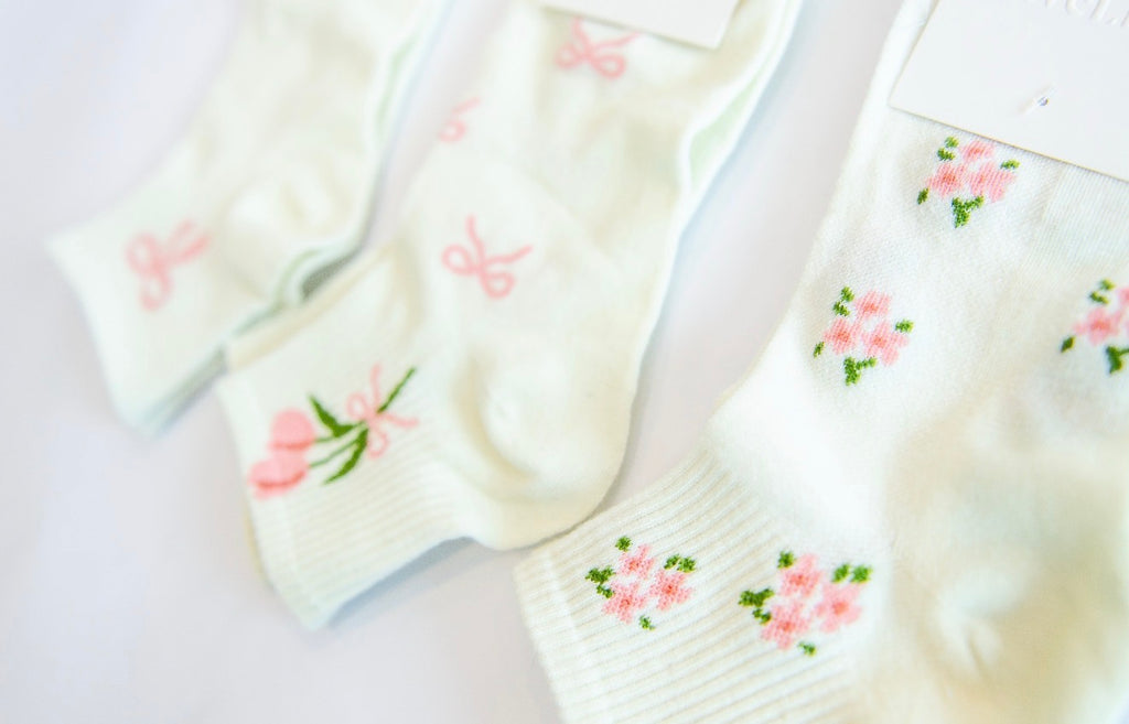 Floral Ankle Socks