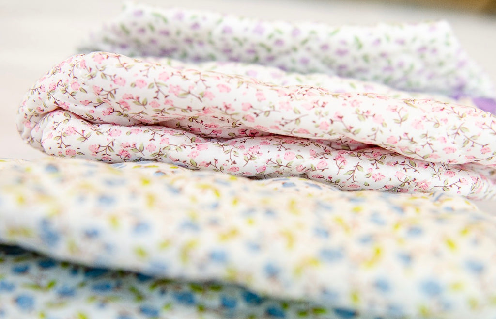 Floral makeup bag