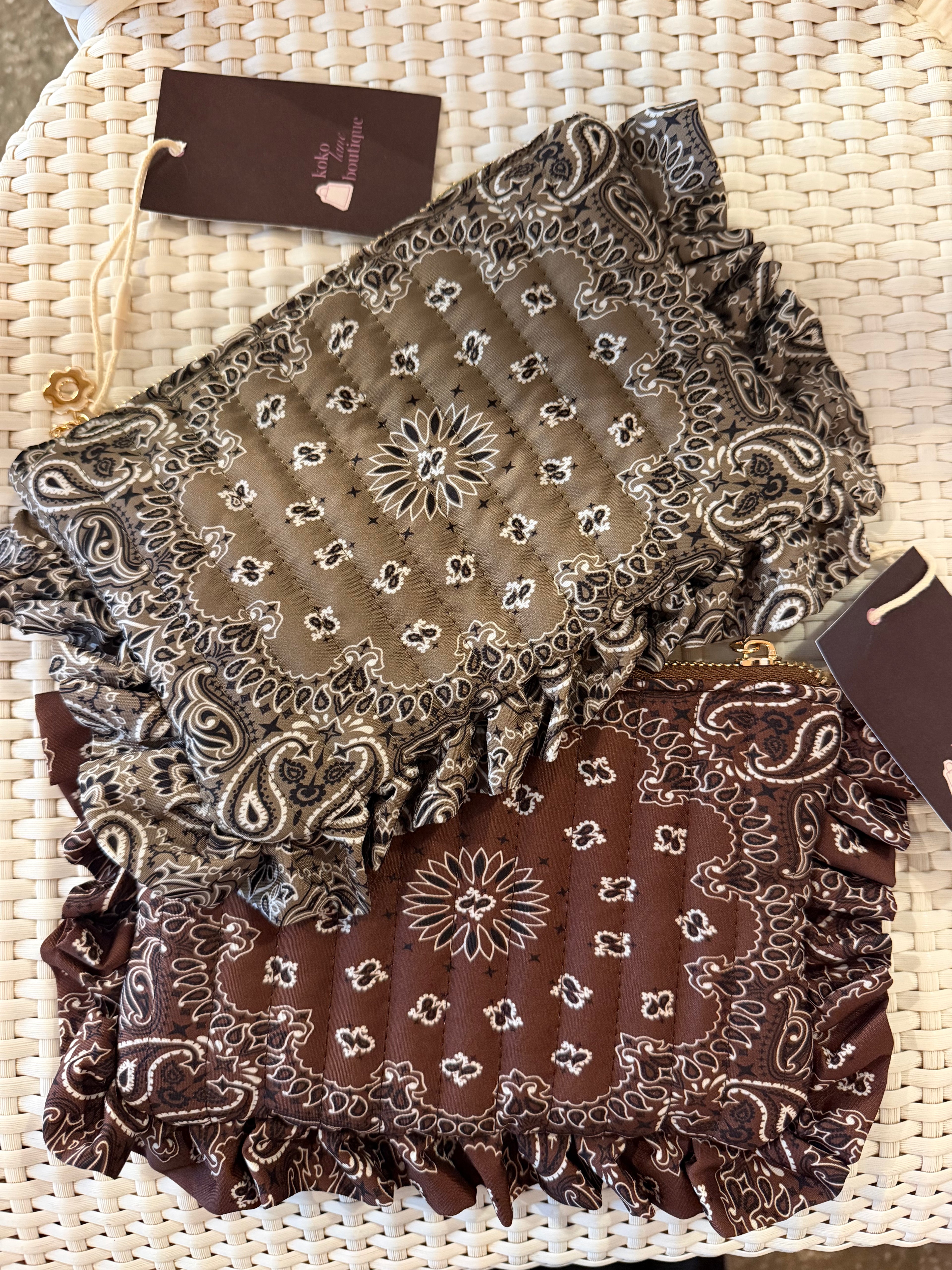 Bandana clutch