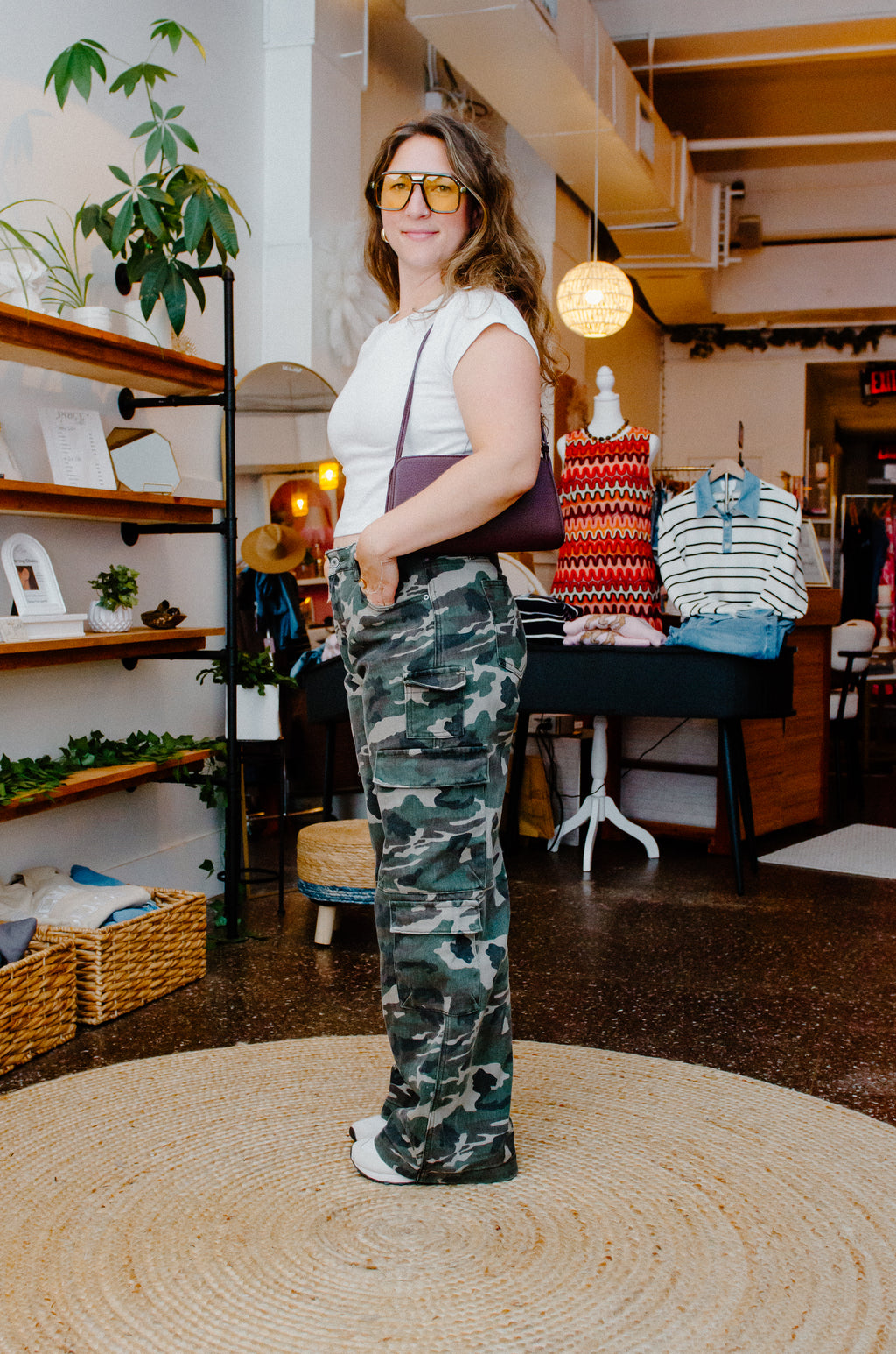 Josie Camo Cargos