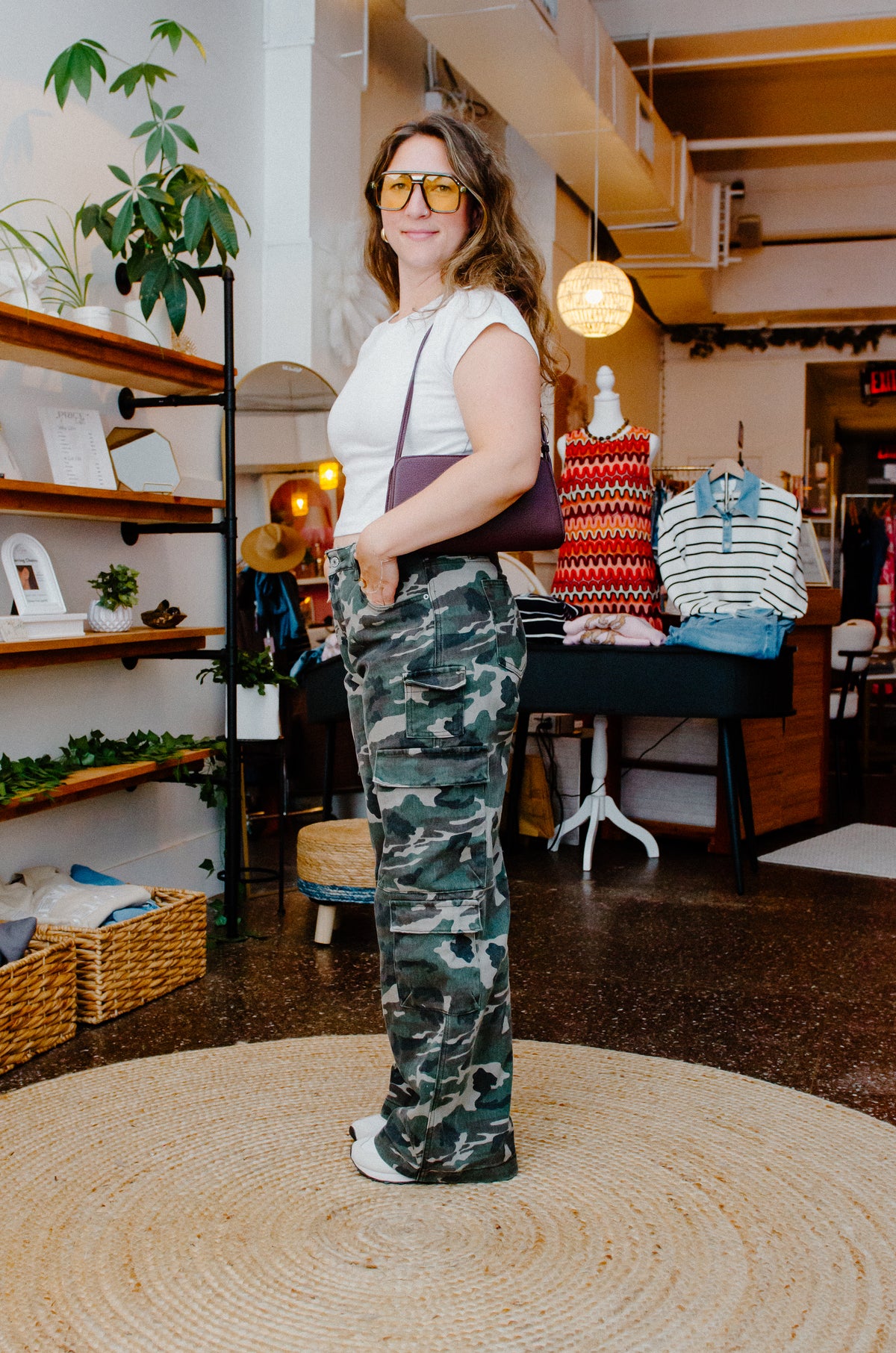 Josie Camo Cargos