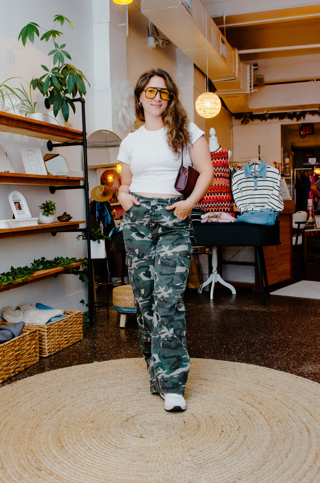 Josie Camo Cargos