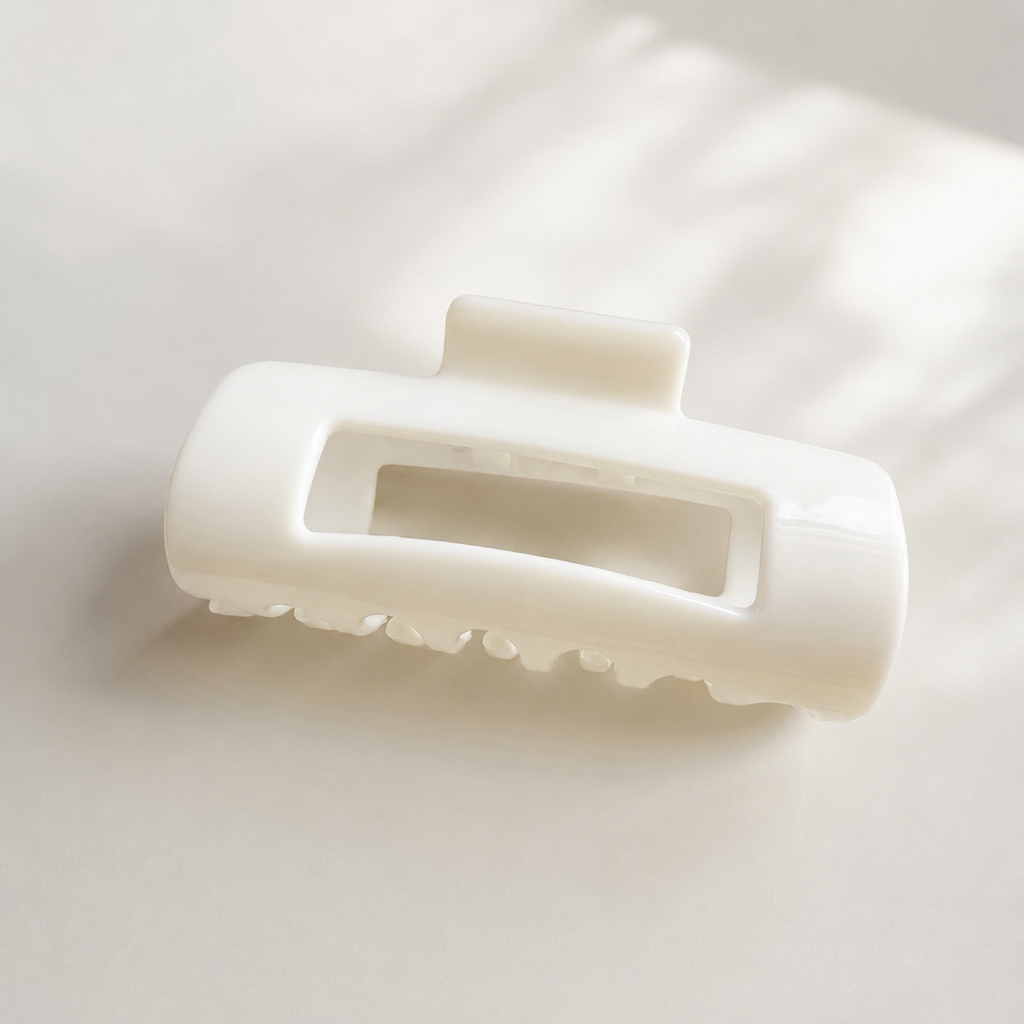 Soft Silicone Open-Center Hair Claw Clips