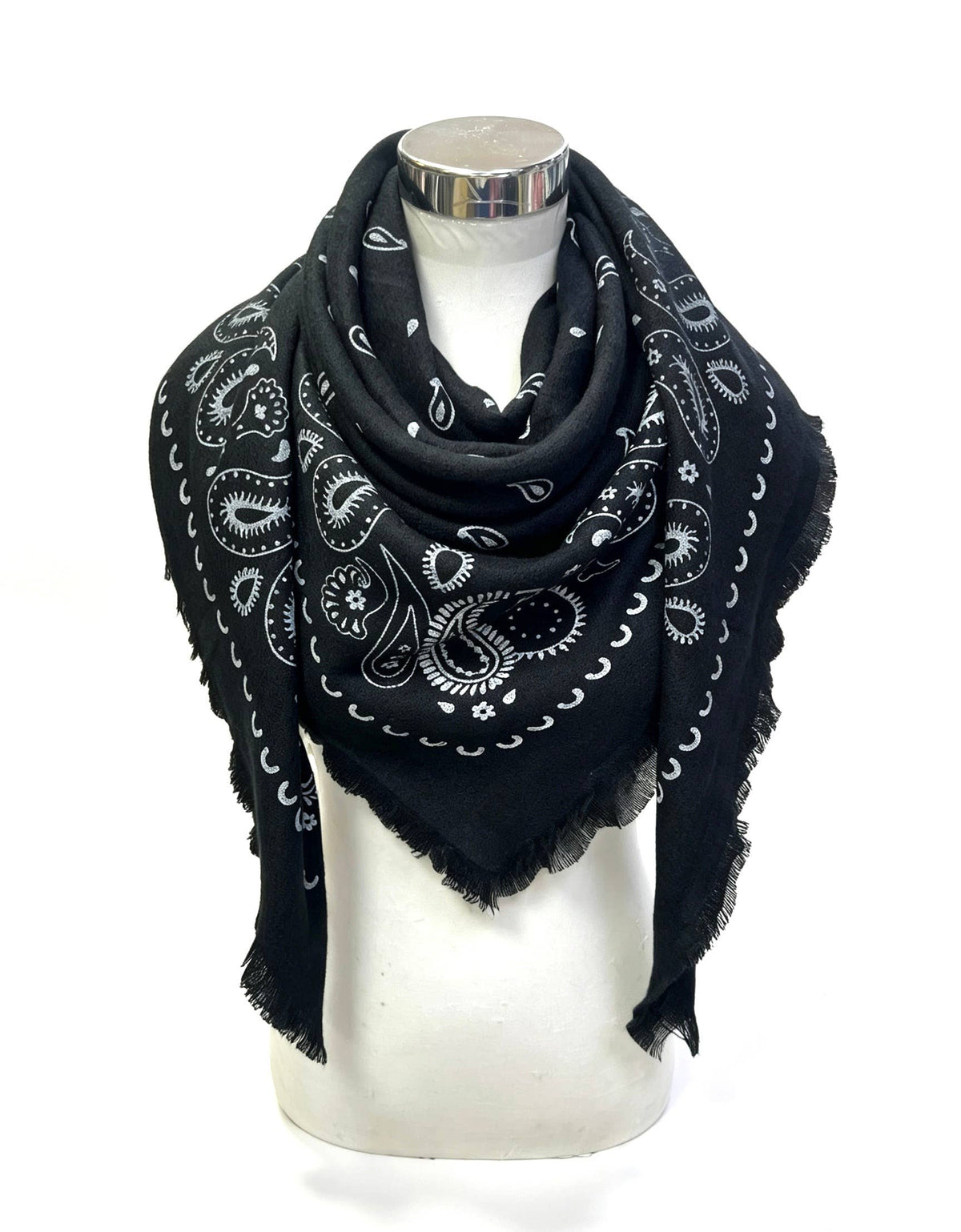 Large wool square bandana