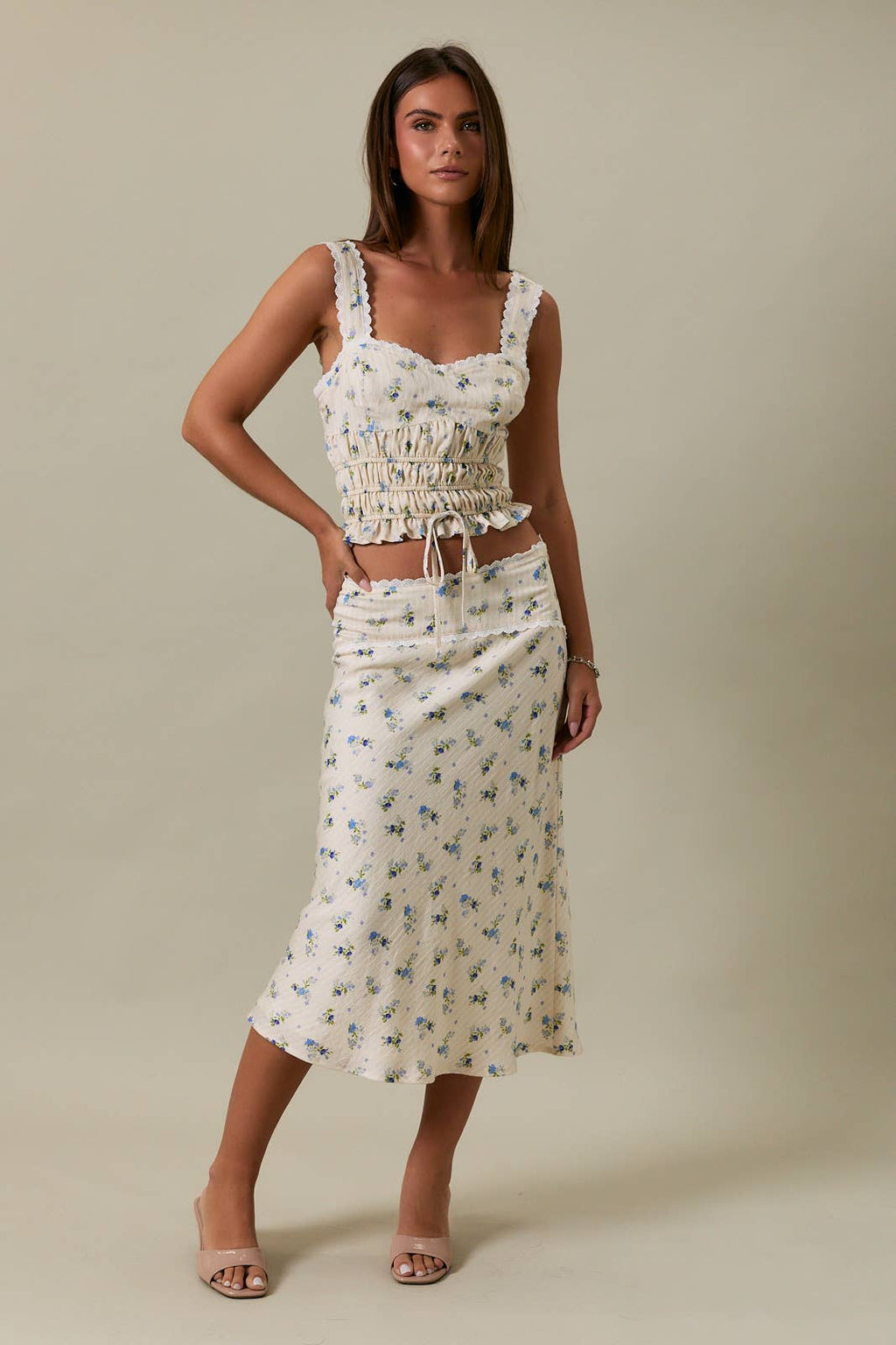 Lainey Lace Midi Skirt