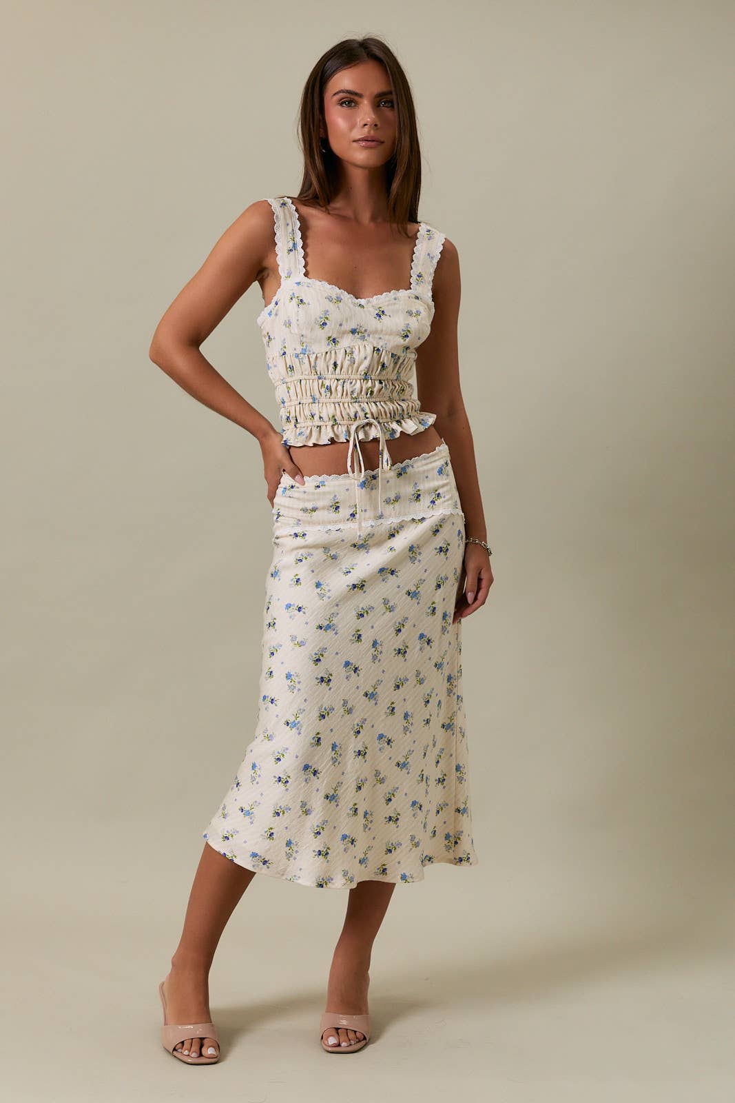 Lainey Lace Midi Skirt