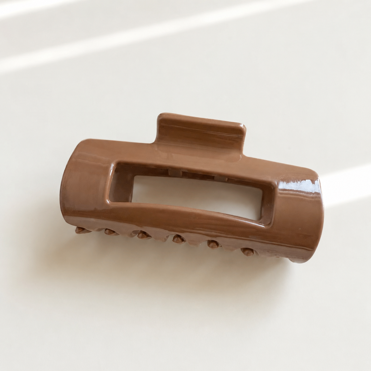 Soft Silicone Open-Center Hair Claw Clips