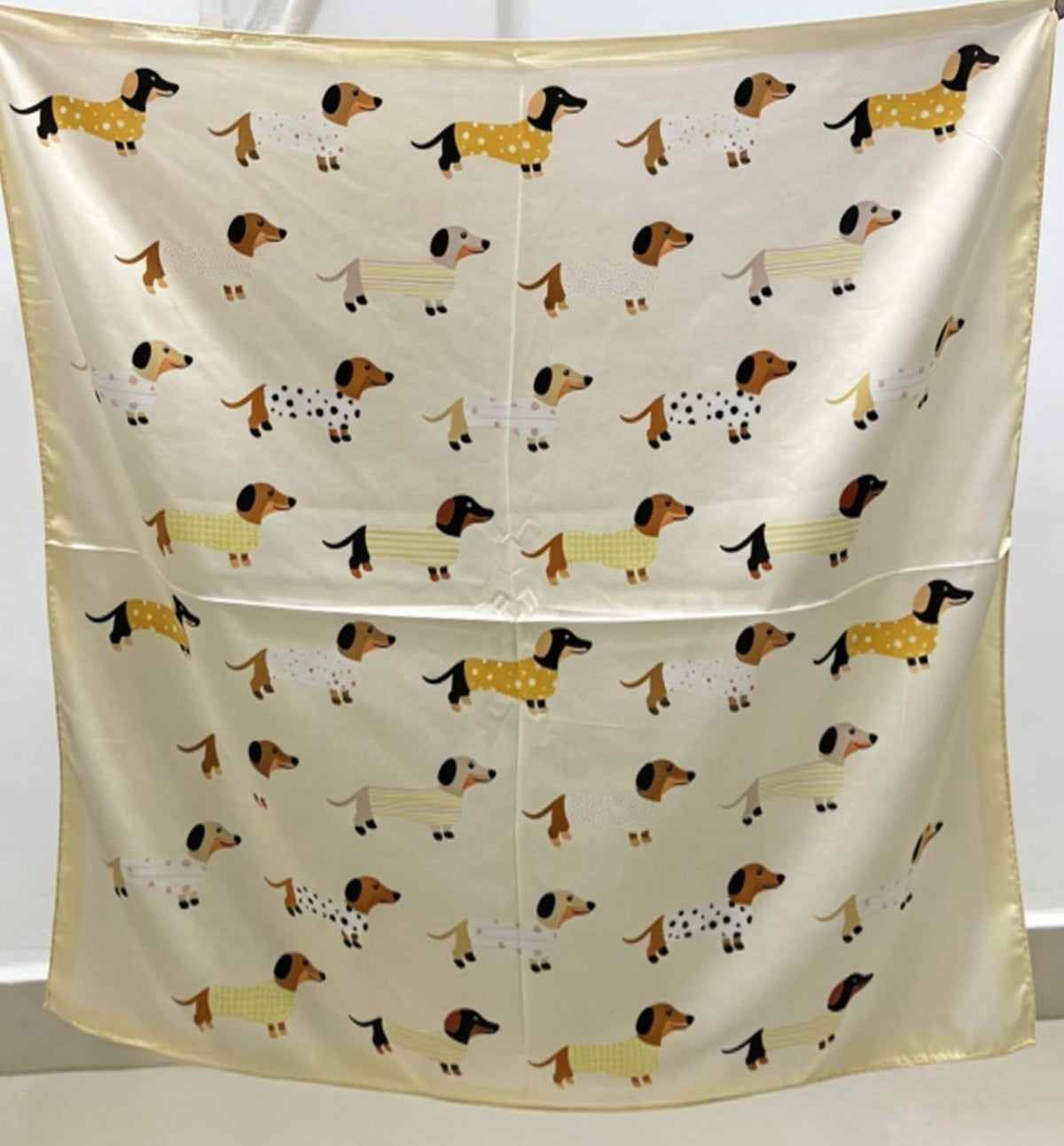 Silk Dachshund Scarf