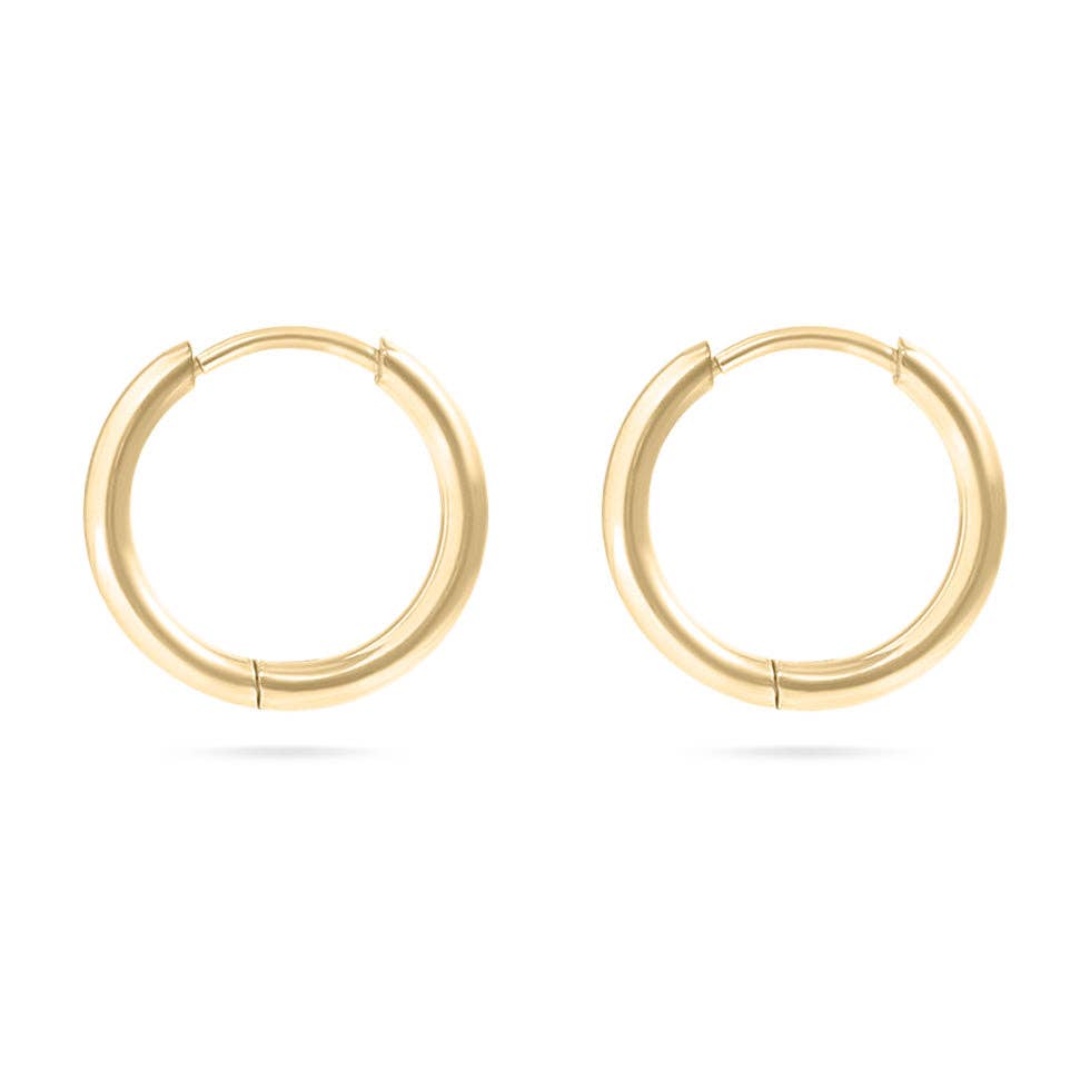 Classic Hoop Huggie Earring