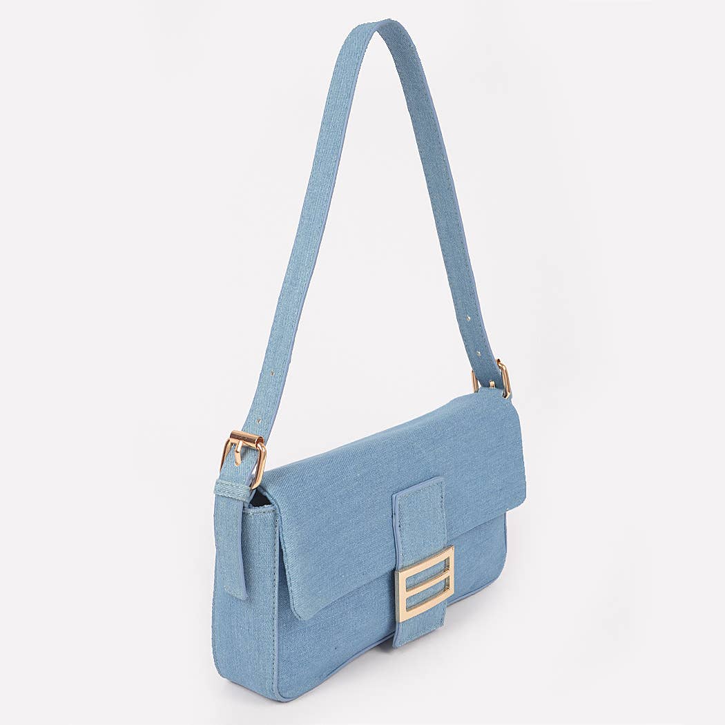 Denim Clutch Purse