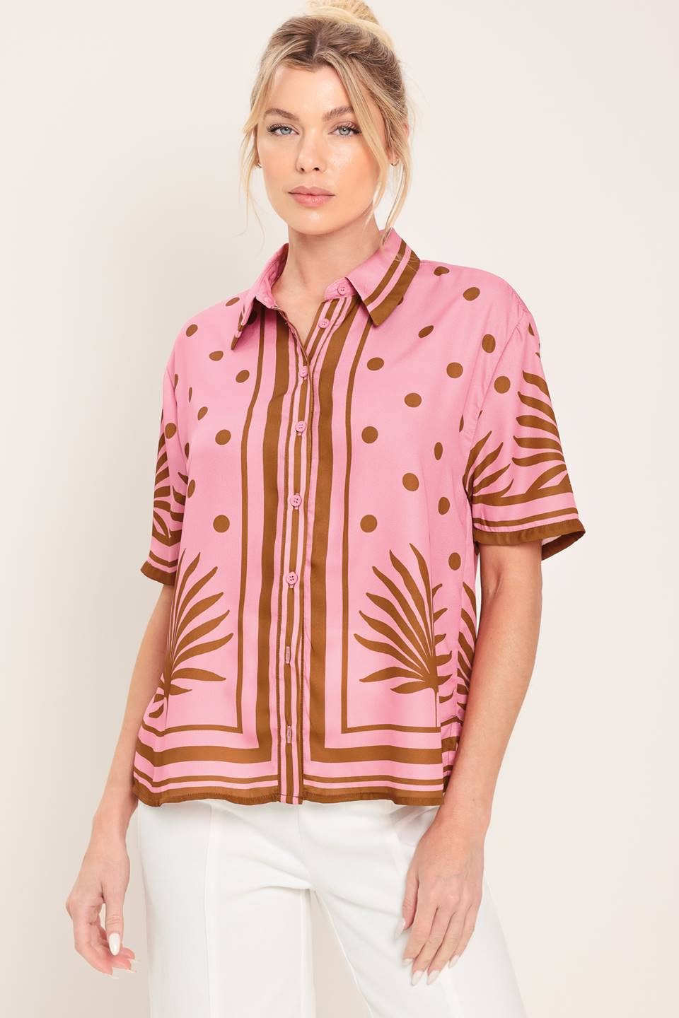 Flora print top