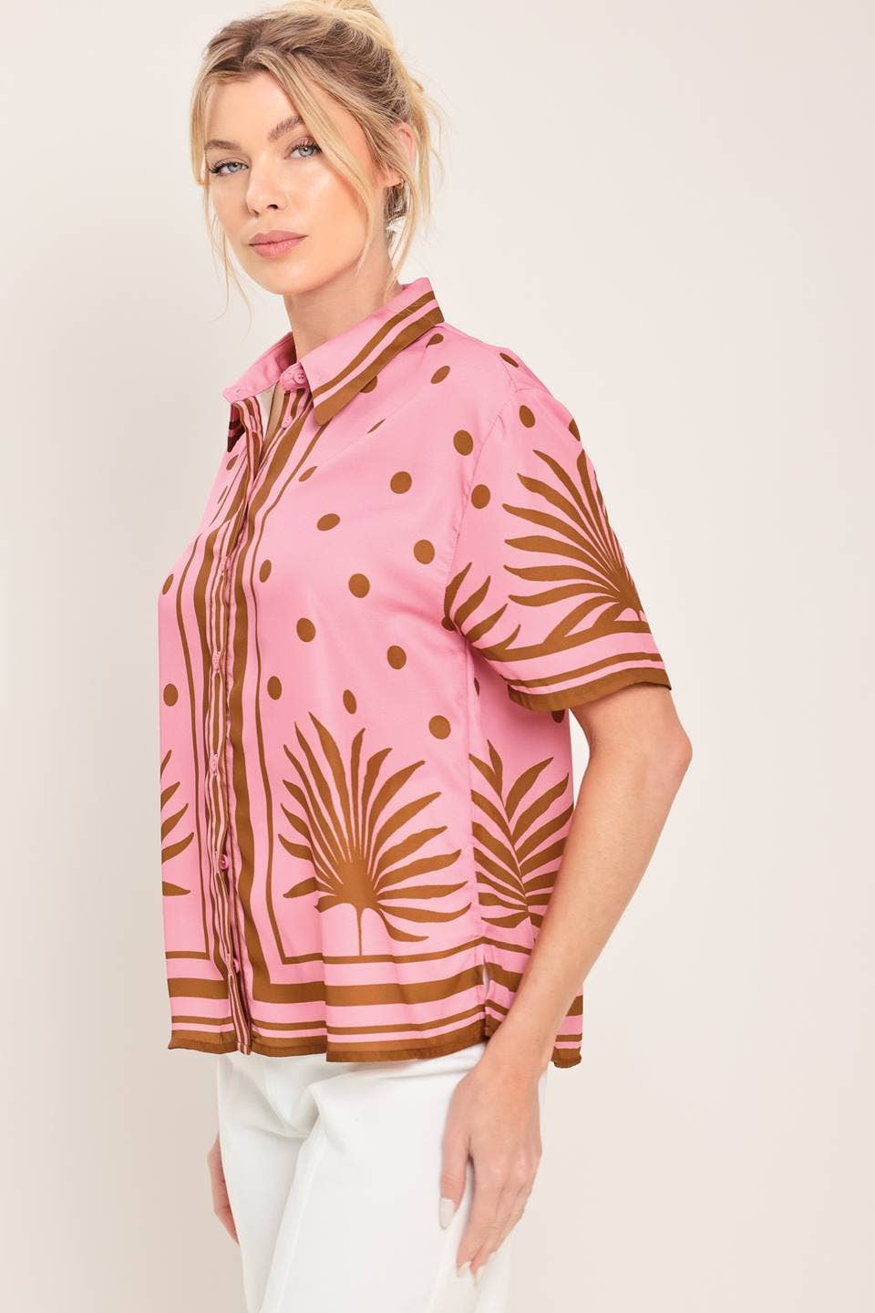 Flora print top