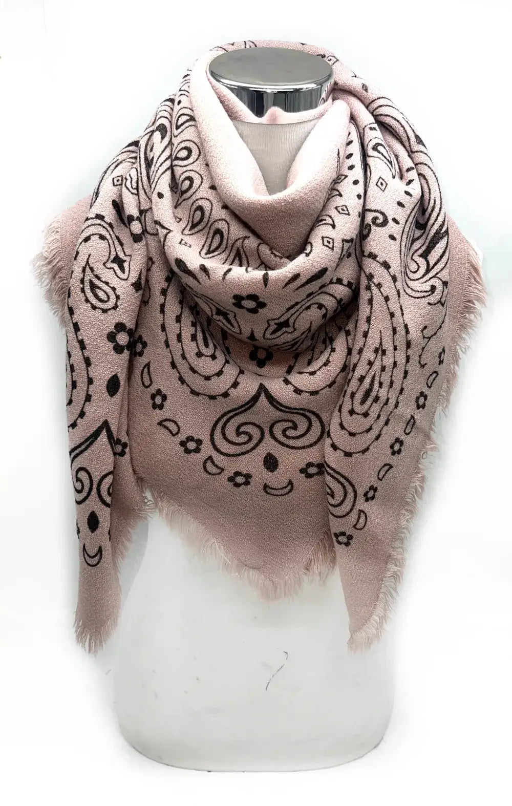 Square Paisley Wool Scarf