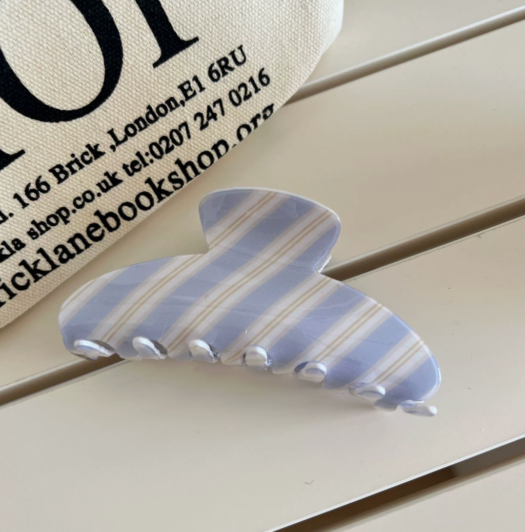 Summer Stripe Hair Clips