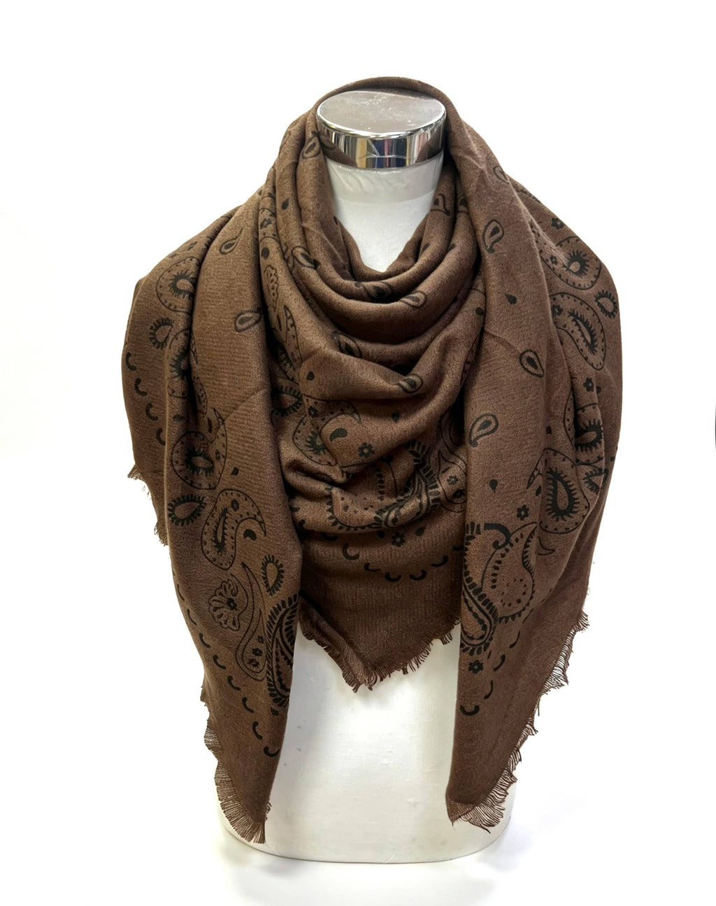 Large wool square bandana
