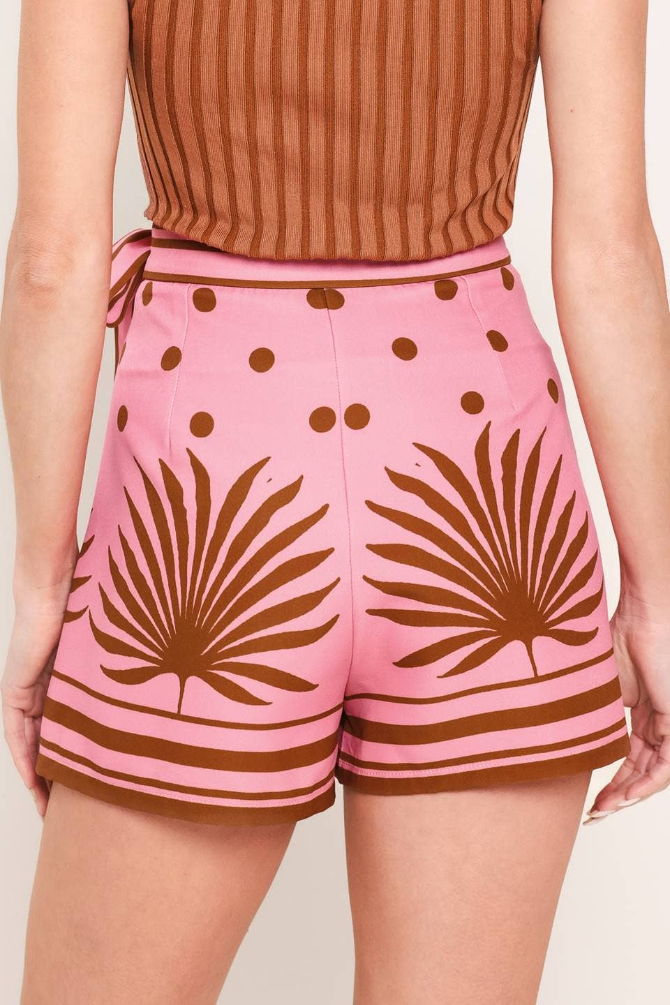 Flora print skort